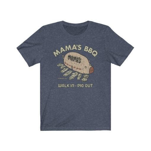 Mama's BBQ 1956 Vintage Men’s T-Shirt - Image 5