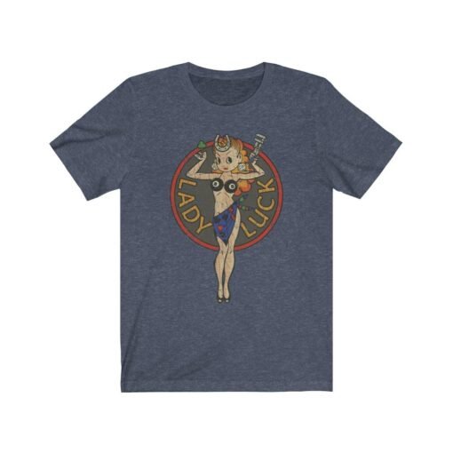 Traditional Lady Luck 1947 Vintage Men's T-Shirt - Image 5