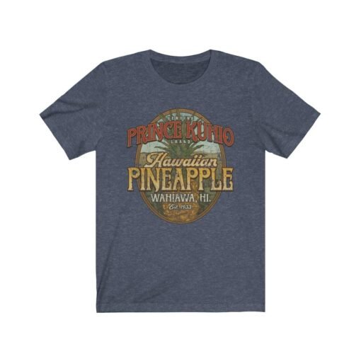 Prince Kuhio Hawaiian Pineapple 1933 Vintage Men's T-Shirt - Image 6