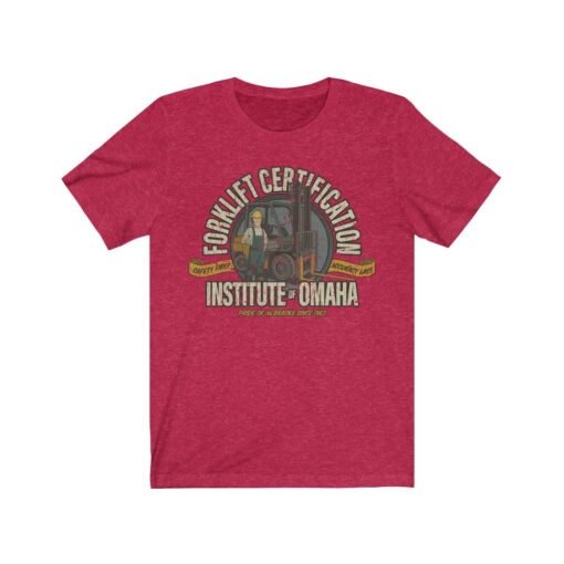 Forklift Certification Institute of Omaha 1983 Vintage Men’s T-Shirt - Image 6