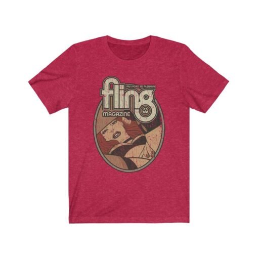 Fling Passport to Pleasure 1957 Vintage Men's T-Shirt - Image 6