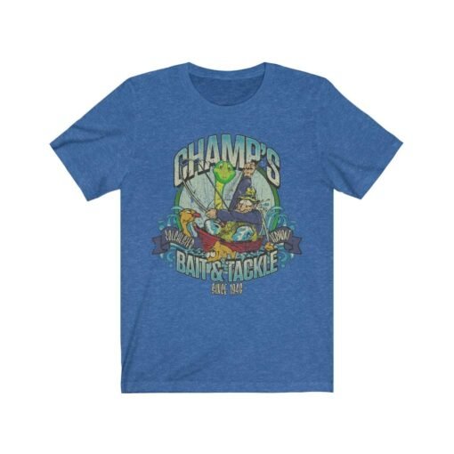 Champ's Bait & Tackle 1946 Vintage Men’s T-Shirt - Image 4