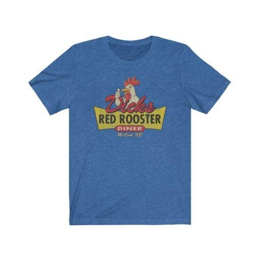 Dick's Red Rooster Diner 2018 Vintage Men’s T-Shirt - Image 6