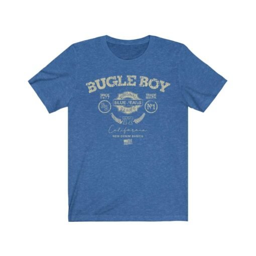 Bugle Boy New American Denim 1977 Vintage Men's T-Shirt - Image 4