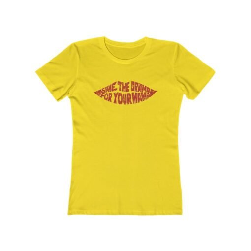 Save The Drama For Your Mama 2013 Vintage Women's T-Shirt - Image 4