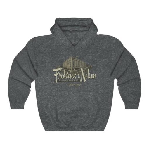 Frederick & Nelson Seattle 1891 Vintage Men's Hoodie - Image 4