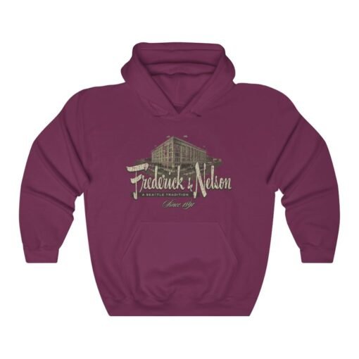 Frederick & Nelson Seattle 1891 Vintage Men's Hoodie - Image 6