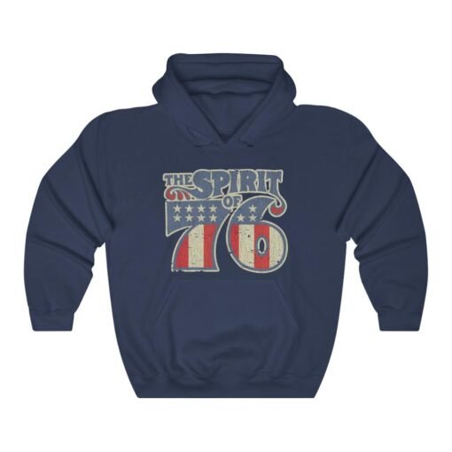 Spirit of 76 Vintage Men's Hoodie - Image 6