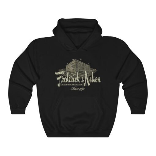 Frederick & Nelson Seattle 1891 Vintage Men's Hoodie - Image 2