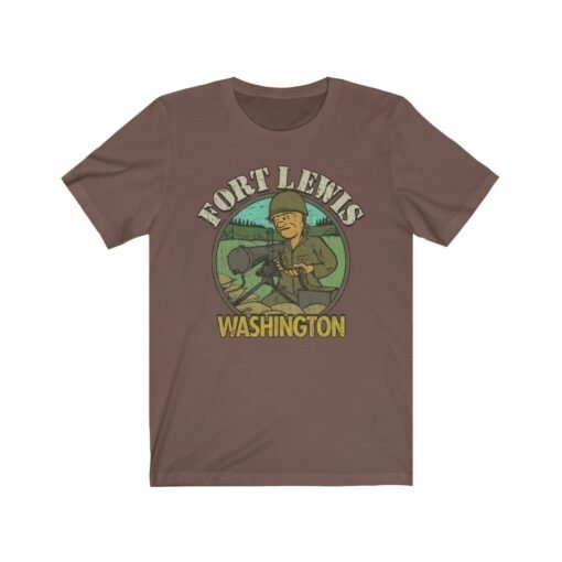 Fort Lewis Washington 1917 Vintage Men’s T-Shirt - Image 3