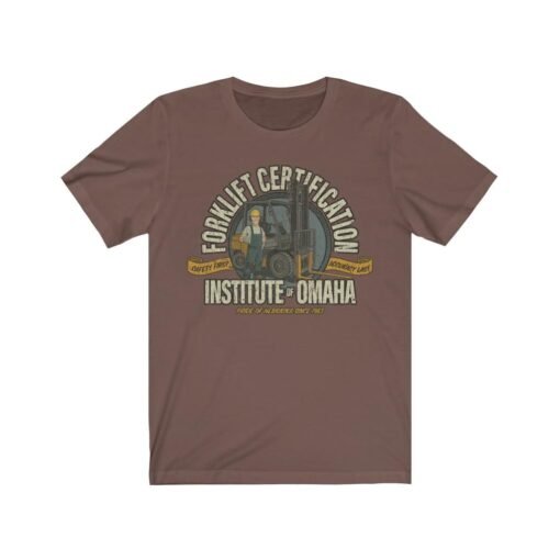 Forklift Certification Institute of Omaha 1983 Vintage Men’s T-Shirt