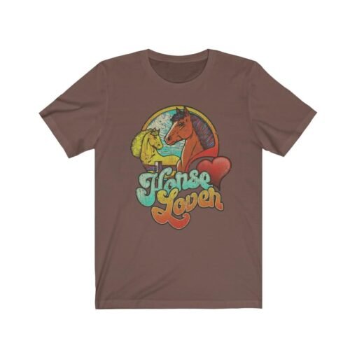 Horse Lover 1973 Vintage Men's T-Shirt - Image 3