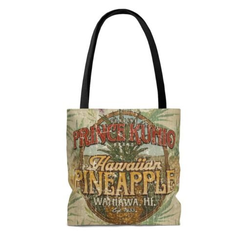 Prince Kuhio Hawaiian Pineapple 1933 Vintage Tote Bag - Image 2