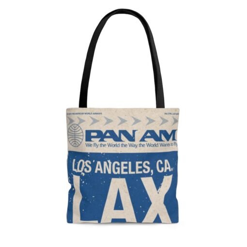 Pan Am LAX Baggage Claim 1927 Vintage Tote Bag