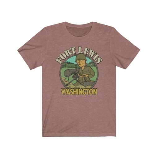 Fort Lewis Washington 1917 Vintage Men’s T-Shirt - Image 2