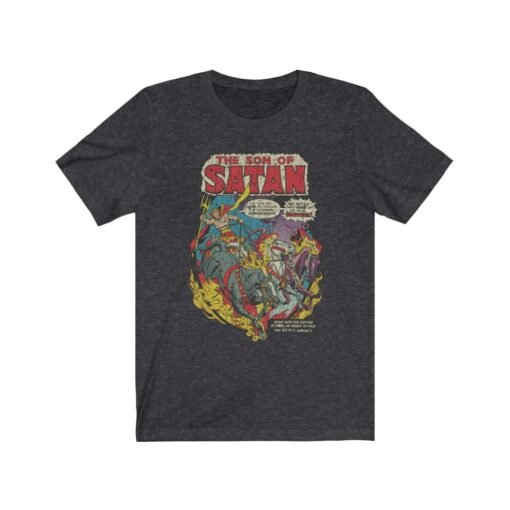 Son of Satan 1975 Vintage Men's T-Shirt - Image 3