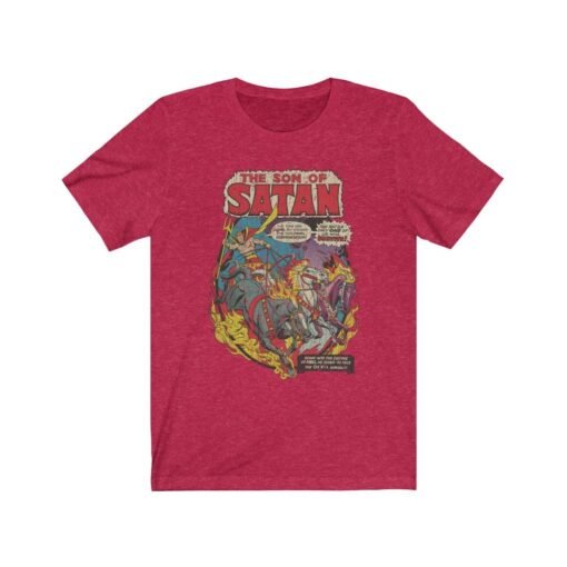 Son of Satan 1975 Vintage Men's T-Shirt - Image 6