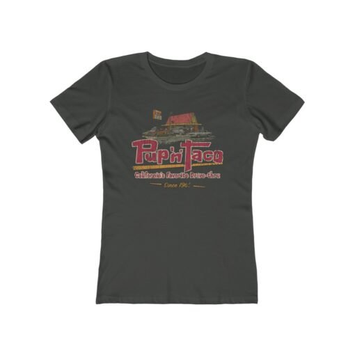 Pup 'n' Taco California Drive Thru 1965 Vintage Women's T-Shirt - Image 4