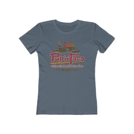 Pup 'n' Taco California Drive Thru 1965 Vintage Women's T-Shirt - Image 5