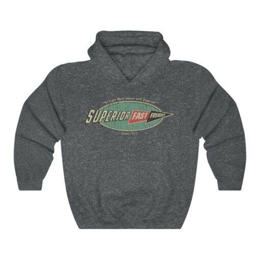 Superior Fast Freight 1955 Vintage Men's Hoodie - Image 3