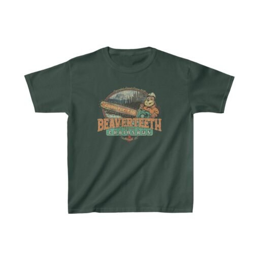 Beaverteeth Chainsaws 1941 Vintage Kid's T-Shirt