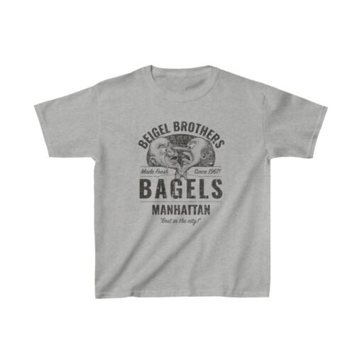 Beigel Brothers Bagels 1967 Vintage Kid's T-Shirt - Image 3