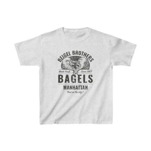 Beigel Brothers Bagels 1967 Vintage Kid's T-Shirt - Image 2