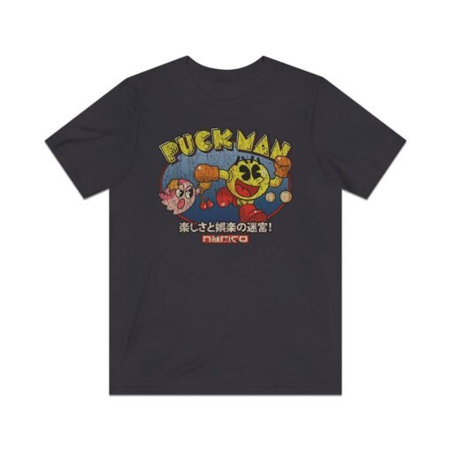 Puck Man 1980 Vintage Men's T-Shirt - Image 6