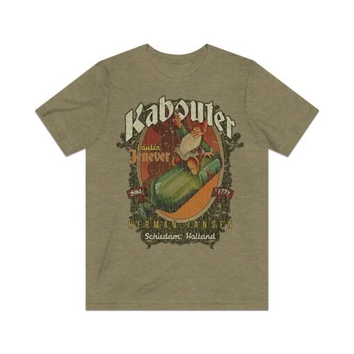 Kabouter Jenever 1777 Vintage Men's T-Shirt - Image 5