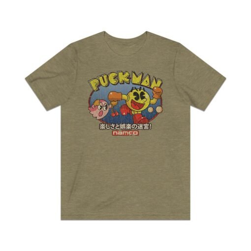 Puck Man 1980 Vintage Men's T-Shirt - Image 4