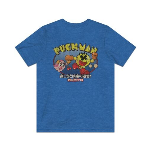 Puck Man 1980 Vintage Men's T-Shirt - Image 3