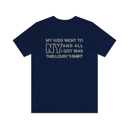 My Kids Went To NY And All I Got Was This... 1992 Vintage Men's T-Shirt - Image 3