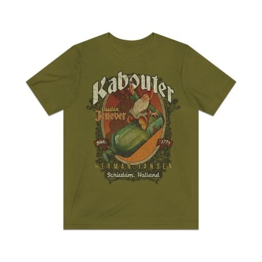 Kabouter Jenever 1777 Vintage Men's T-Shirt - Image 2