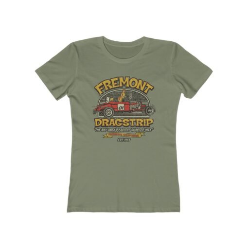 Fremont Dragstrip 1959 Vintage Women's T-Shirt - Image 4