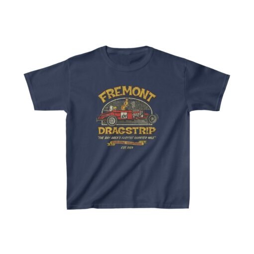 Fremont Dragstrip 1959 Vintage Kid's T-Shirt - Image 5