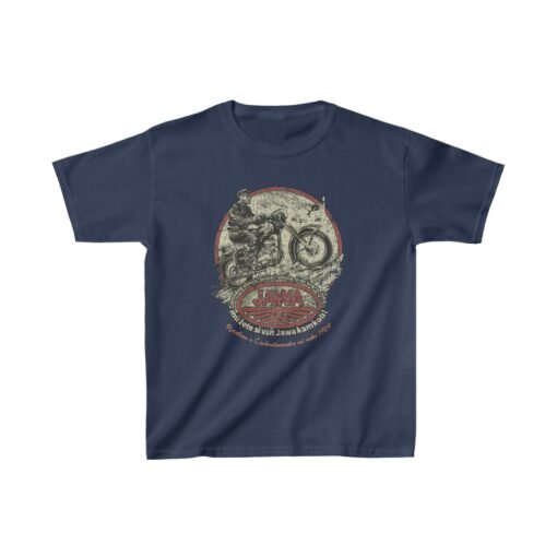 JAWA Motorcycles 1929 Vintage Kid's T-Shirt - Image 6