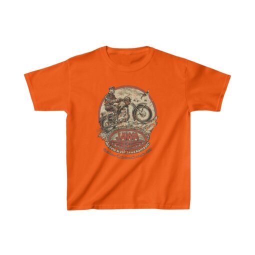 JAWA Motorcycles 1929 Vintage Kid's T-Shirt - Image 5