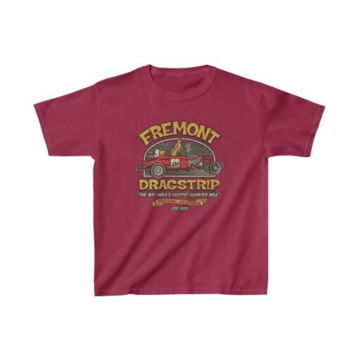 Fremont Dragstrip 1959 Vintage Kid's T-Shirt - Image 6