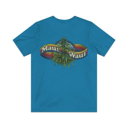 Maui Waui Infinite Rainbow 1967 Vintage Men's T-Shirt - Image 4