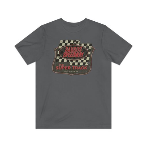 Saugus Speedway 1954 Vintage Men's T-Shirt - Image 4