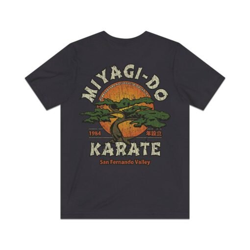 Miyagi-Do Karate 1984 F/B Vintage Men's T-Shirt - Image 12