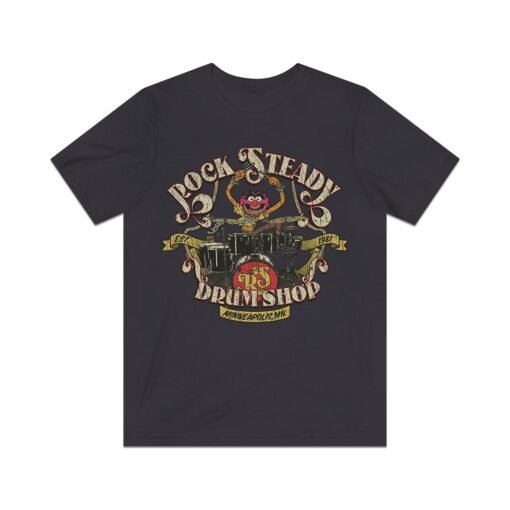 Rock Steady Drum Shop 1981 Vintage Men's T-Shirt