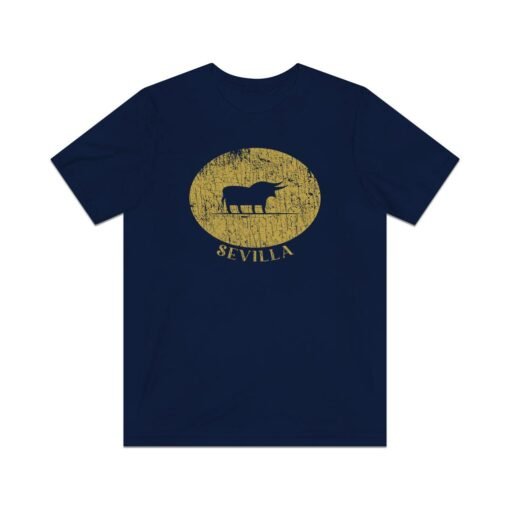 Sevilla Bull 1982 Vintage Men's T-Shirt - Image 4