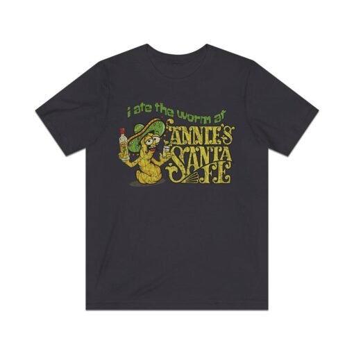 I Ate The Worm at Annie's Santa Fe 1974 Vintage Men's T-Shirt - Image 3