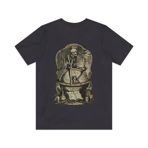 The English Dance of Death 1815 Vintage Men's T-Shirt - Image 3