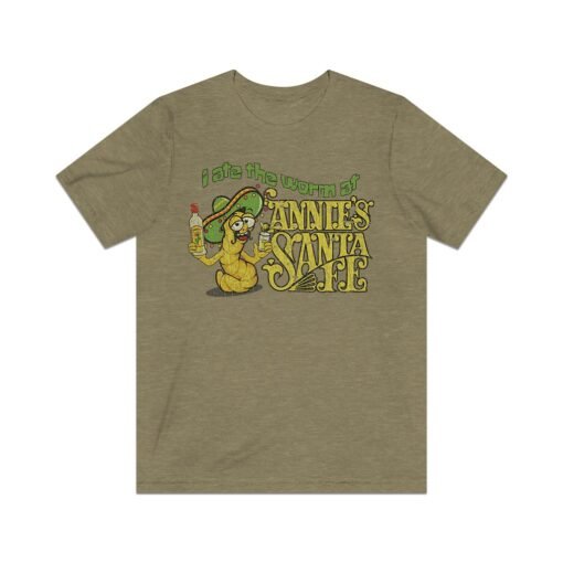 I Ate The Worm at Annie's Santa Fe 1974 Vintage Men's T-Shirt - Image 6