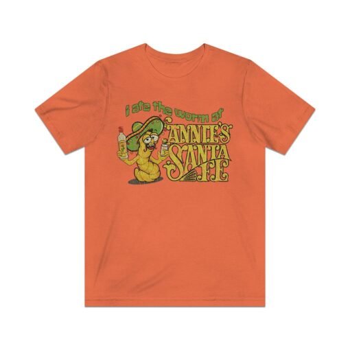 I Ate The Worm at Annie's Santa Fe 1974 Vintage Men's T-Shirt - Image 2