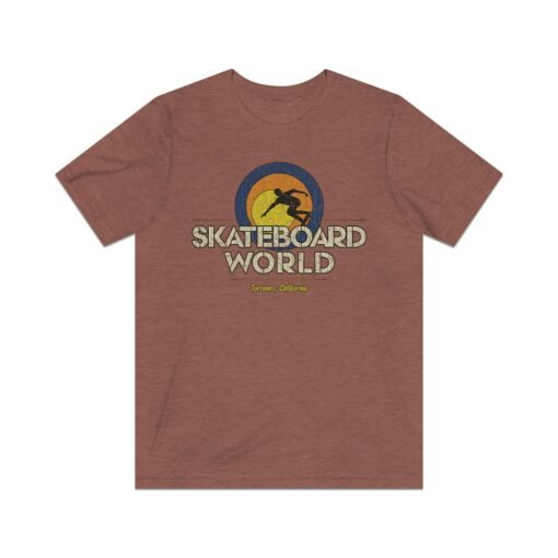 Skateboard World 1977 Vintage Men's T-Shirt - Image 6