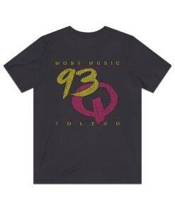 93Q Toledo Most Music 1983 Vintage Men's T-Shirt