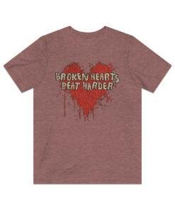 Broken Hearts Beat Harder 1993 Vintage Men's T-Shirt